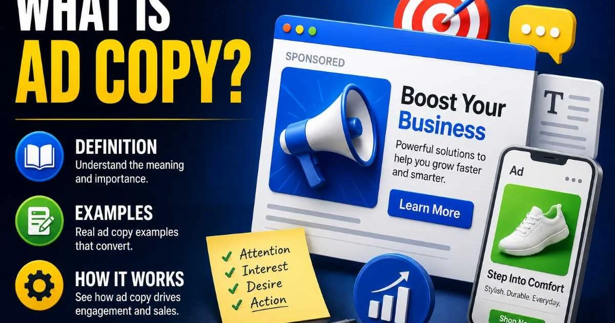 What Is Ad Copy? Definition, Examples & How It Works